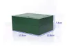 高品質の木箱グリーンウォッチボックスギフトボックスクラウン木製箱のパンフレットカード緑の木箱の時計ケース