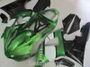 Gratis Custom Fairing Kit för Yamaha R1 2000 2001 Green White Black Fairings YZF R1 00 01 kk78