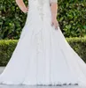 Selling Hot New V Neck A Line Wedding Dresses With Half Sleeves Long Princess Chiffon Bridal Gowns Plus Size Crystal Handmade Top DH392