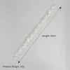 Miała Luksusowy Clear Crystal Bridal Włosy Włosy Winorowe Perły Wedding Włosów Biżuteria Akcesoria Headpiece Kobiety Korony Korowód HS-J4506