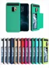 Groothandel Hybride Armor Card Slide Case Card Slot Portemonnee PCTPU Achterkant voor iPhone 6/7/8 / x Plus Samsung S8 S9 Plus Cases