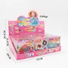 6pcs / box 15cm magisk cupcake prinsessa docka med kam doftad reversibel tårta transform till prinsessan docka tjejer leksaker