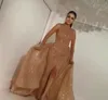 Abito da sera Yousef aljasmi Kim kardashian Collo alto Cristallo Abito lungo Almoda gianninaazar ZuhLair murad Ziadnakad