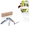 Professional Stainless Steel Allinone Corkscrew Bottle Wine Opener and Foil Cutter For Sommeliers Waiters and Bartenders7598607