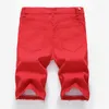 Mode Zomer Zwart Wit Heren Shorts Casual Losse Hole Shorts Mannen Beach Short Plus Size 28-42