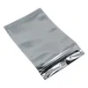 6x10 cm 300 pièces petite feuille d'aluminium fermeture éclair de qualité alimentaire pochette de stockage sacs d'emballage en aluminium pour aliments secs Mylar feuille refermable Baggie204Z