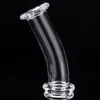5 '' Quartz Beaker Hookahs com rígido reator de fundo núcleo mini tubo de água Bongs Dab Rig conveniente para usar para fumar