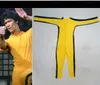 Bruce Lee Tulum Jeet Kune Ölüm Oyunu Yapmak Kostüm Tulum Bruce Lee Klasik Sarı Kung Fu Üniformaları Cosplay JKD Nunchaku Set