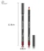 12 Kleuren/Set Lip Liner Potlood Stijlvolle Zwarte Kleur Sexy Matte Stick Waterdicht Blijvende Schoonheid Make-up Cosmetische