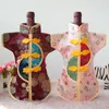 10pcs Chinese knot Satin Fabric Wine Bottle Bags Decorative Dust Covers Silk Brocade Pouches Wedding Christmas Accessories