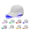 2018 neue led helle baseballmütze männer frauen team made baseball kappen snapback glow led hüte baseballkappen lauf bone gars dad hut