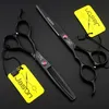 Left hand JASON HD-26 black 5.5 inch/ 6.0 inch hair cutting/thinning scissors,17.5cm hair scissors free shipping