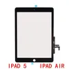 Alta qualidade ipad air 5 tela de toque digitador do painel de vidro com botões de montagem adesiva para ipad air ipad 2 3 4 5 mini 60 pcs