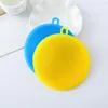 Magic Silicone Dish Bowl Cleaning Brushes Scouring Pad Pot Pan Wash Brushes Cleaner Kitchen Supply LX3339