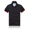 Venda quente Marca Novo estilo dos homens camisa polo Top Crocodile Bordado homens camisa de algodão de manga curta camisa camisas polo Hot vendas de roupas masculinas