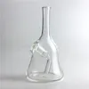 Thick glass bong with 14mm female 5.5 inch mini hand water pipes recycler bong clear pyrex glass