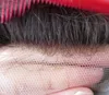 Sistema de reemplazo de tupé para hombres de encaje completo de cabello virgen Remy indio con toque de cabello europeo postizos