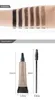 Drop new Handaiyan eyebrow gel 6 colors in stock Waterproof Shading Liquid Eyeshadow good quality with gift5555082