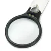 3 LED Lights 3X / 45X Handheld Reading Magnifier Large lens design with three LED lights can ensure better luminous effect, more c