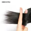 Cheveux Remy lisses 1B, tissage de cheveux noirs naturels, 3 lots peuvent être bouclés, sans perte, 4479368