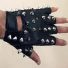Новое поступление панк заклепки из искусственной кожи факультеры для перчатки, танцующие рок-рок и рулон джаз полный шип