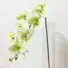Orchidee di seta 100 cm / 39,37 "Fiori artificiali lunghi Singolo Vanda Phalaenopsis Oncidium per la decorazione della casa di nozze della festa di Natale