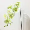 Silk Orchids 100cm/39.37" Long Artificial Flowers Single Vanda Phalaenopsis Oncidium for Xmas Party Wedding Home Decoration