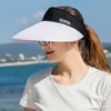 جديد نمط أزياء المرأة قبعة الشمس المضادة للأشعة فوق البنفسجية قبعات القبعة دون أعلى قبعة الشمس