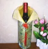 Chinese Handmade Silk Wine Bottle Cover With Chinese Knot New Year Christmas Table Decoration Bottle Cover Bags SN11309607452