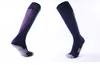 Yetişkin Çocuk Profesyonel Spor Futbol Çorapları Renk Stripe Uzun çorap diz yüksek futbol voleybolu nefes alabilen elastik çorap