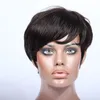 Bob kurze Echthaar-Perücken für schwarze Frauen, volle Spitze-Perücken, Lace-Front-Perücke, brasilianisches reines Haar, keine Spitze, kurze Perücken mit Pony