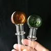 Glass Smoking Pipes Manufacture Hand-blown bongs Colorful New Concave Head Cigarette Pot