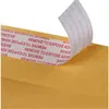 New 100pcs/lots Bubble Mailers Padded Envelopes Packaging Shipping Bags Kraft Bubble Mailing Envelope Bags 130*110mm1