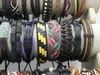 Nieuwe stijlvolle handgemaakte lederen gevlochten hennep armbanden unisex lederen armband armband sieraden kerstcadeaus fabriek groothandel mix stijlen