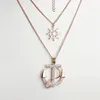 2 pcs/lot mode cristal ancre pendentif collier blanc marine Style ancre gouvernail personnalité Long collier bijoux pour femmes