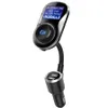 BC26 Bluetooth Carkit Modulator Bluetooth FM-zender met Dual USB Opladen 5V 3.4A 1.4 inch groot LCD-scherm