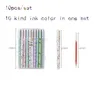 Color Ink Gel Pen Set Starry Sky Animal Flower Design for Writing Drawing Marking can replace Refills 10pcs/set WJ030