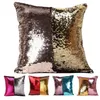 1 pz lettera magica doppio colore glitter paillettes tiro cuscino decorativo cafe casa divano sedia fodere per cuscini vendita calda federa