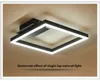 Modern LED Ceiling Light Square Aluminum Plafonnier for Living Room Bedroom Diningroom