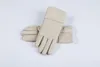 - Classic quality bright leather ladies leather gloves Women's wool gloves 100% guaranteed quality301W