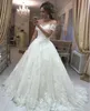 A 라인 오프 숄더 빈티지 주 헤어 무라드 웨딩 드레스가 새해 2018 Vestido 드 Casamento 아프리카 신부 가운 레이스