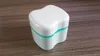 صندوق الأسنان مربع التجنيب حمام Invisalign مع سلة أسنان أسنان زائفة صناديق تخزين الأزرق اللون الوردي الألوان 158 م