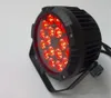 18x18W RGBWA UV 6IN1 IP65 LED LED PAR LIGHTS RGBWA UV 6IN1 LED PAR DMX مرحلة DJ معدات الديسكو