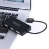 Mini HUB di espansione splitter USB 2.0 ad alta velocità ultra sottile a 4 porte per computer portatile Adattatore HUB portatile Windows di alta qualità VELOCE VELOCE