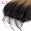 RCMEI 44 spetsstängning Brazialin Straight Hair Middlethree Part T1B27 Ombre Color Stängning 1020 Inch2820958