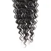 Maleisische maagdelijke haar kanten sluiting 2x6 Sluitingen Middendeel Kinky Kinky Kinky Kinky Rechte menselijk haar diep krullend lichaamsgolf 10-24inch