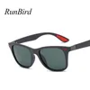 Runbird 브랜드 디자인 클래식 편광 선글라스 남성 여성 사각형 프레임 태양 안경을 운전하는 남성 Goggle UV400 Gafas de sol 53291