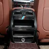 Carbon Fiber Auto Klimaanlage Vent Rahmen Abdeckung Trim Innenraum Luftauslass Panel dekorative 3D Aufkleber für BMW F10 F18 5 Serie Zubehör