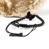 Bijoux femmes Bracelet clair Cz coquille d'ormeau papillon bracelets ethniques Bracelet avec perles en acier inoxydable de 4mm 335r