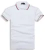 Nowa marka Summer Men Haftery Shirt Short Rleeves Tops Downown Obroża odzież Męska moda moda swobodna polo s-3xl